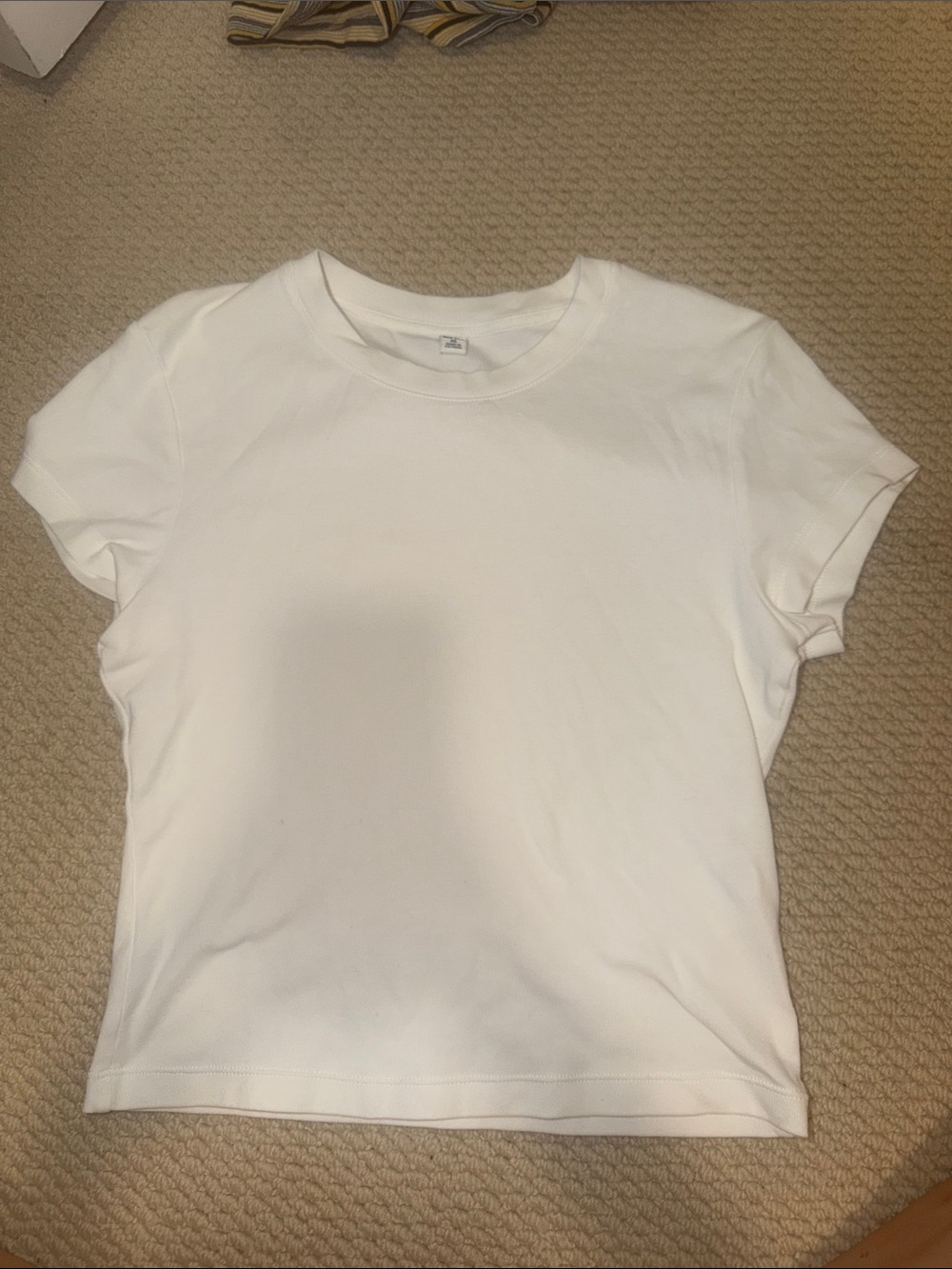 Uniqlo Classic White Crewneck Women's Tee
